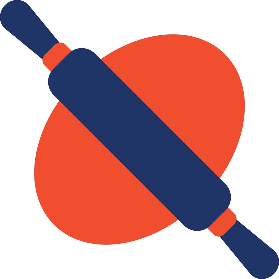 Rolling Pin Line Inverted Icon vector