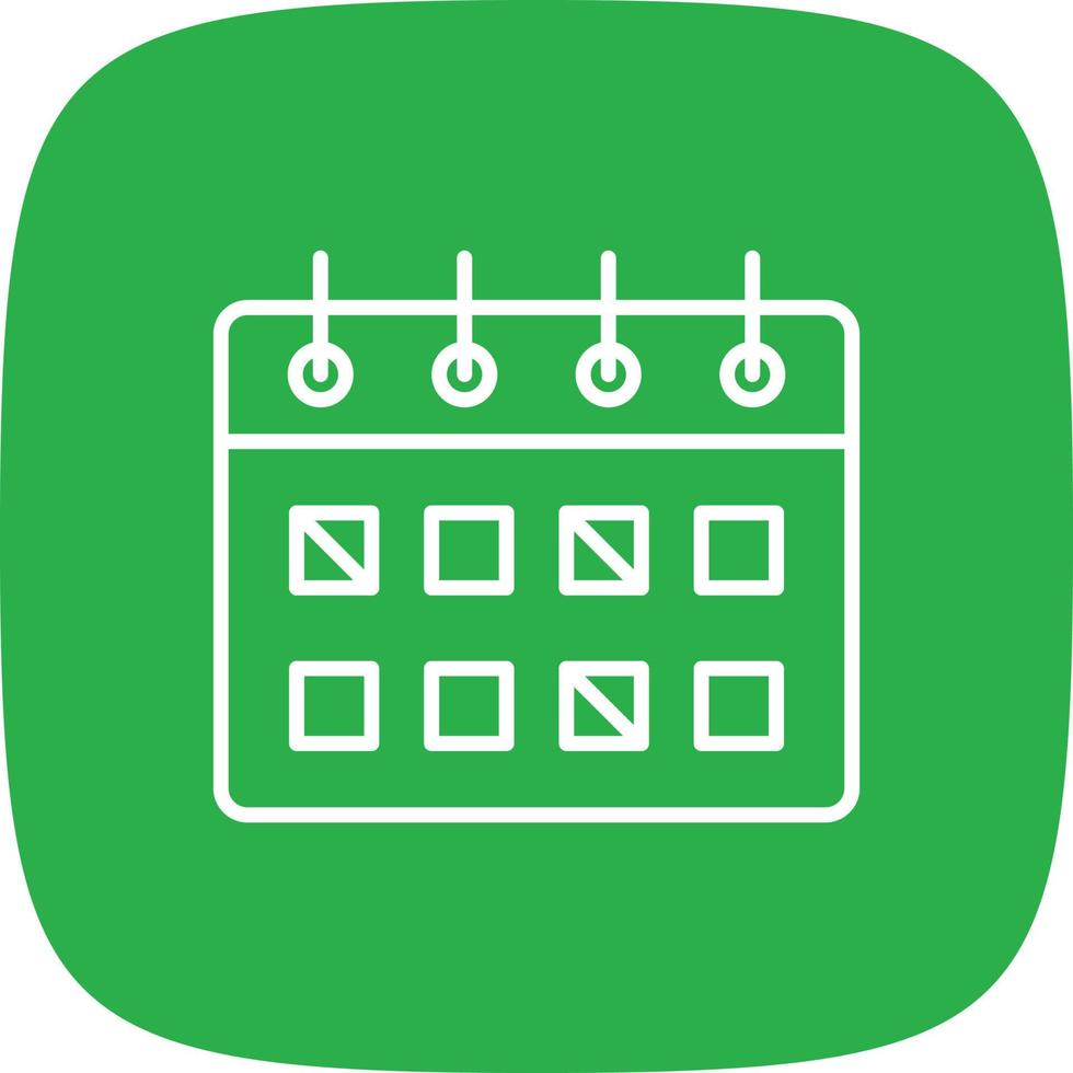 Schedule Line Round Corner vector