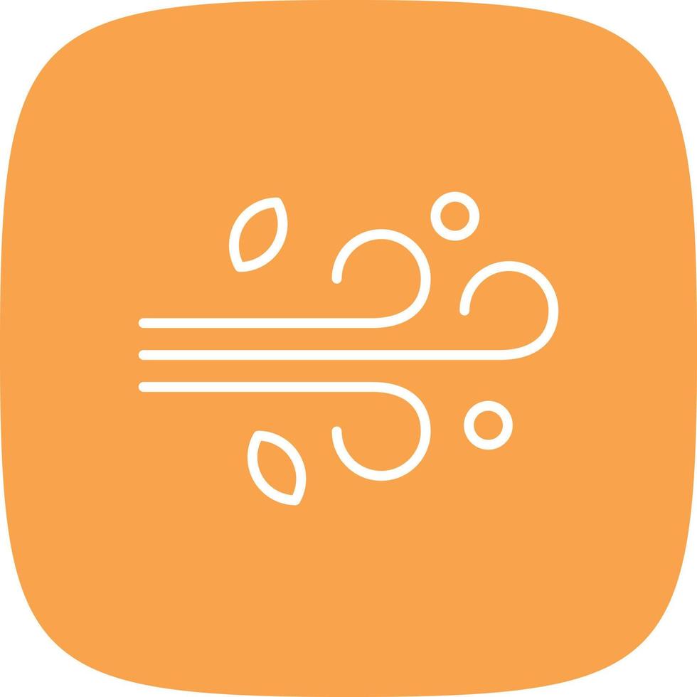 Wind Line Round Corner vector