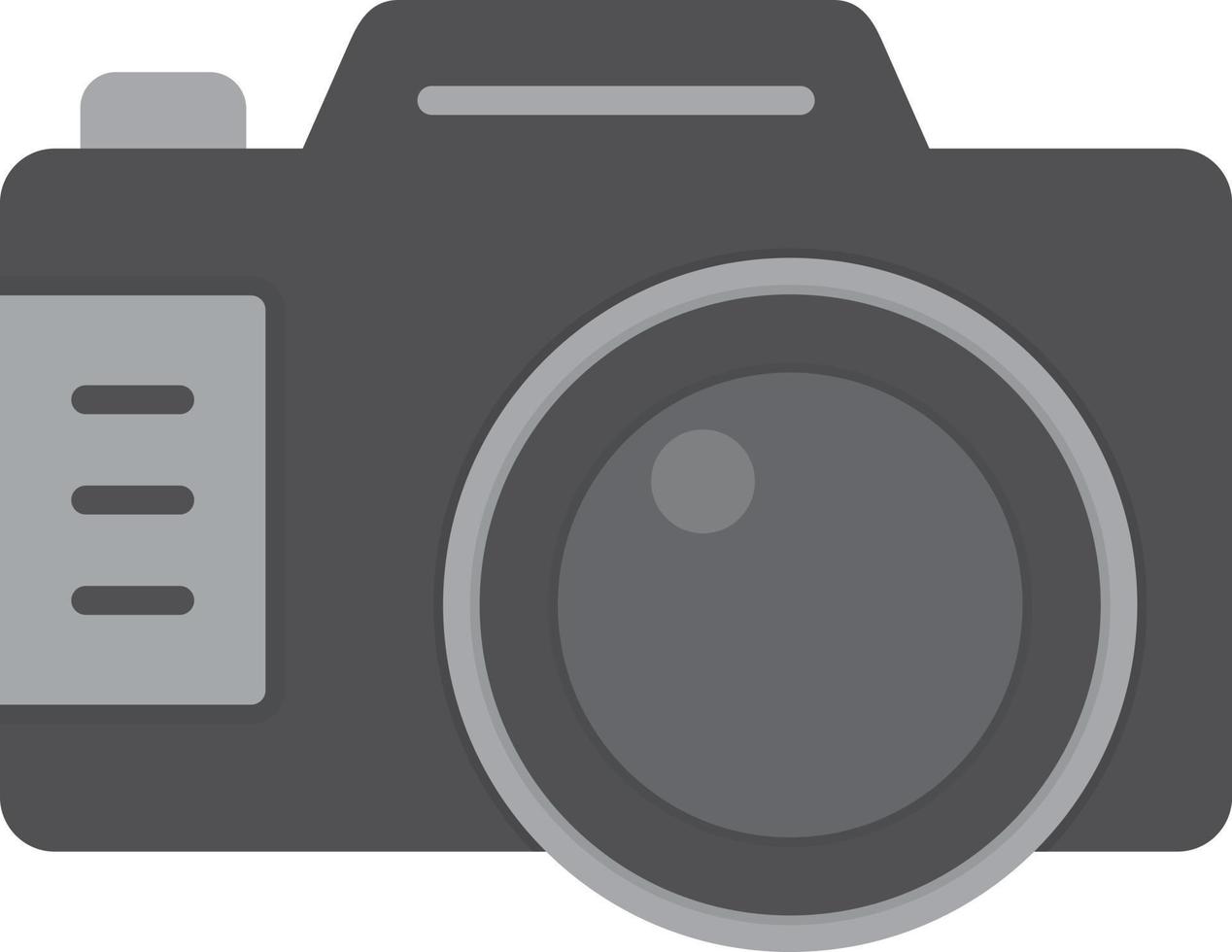 Camera Line Round Corner vector