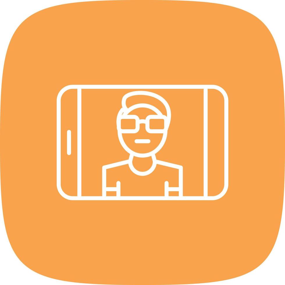 Picture Line Round Corner vector