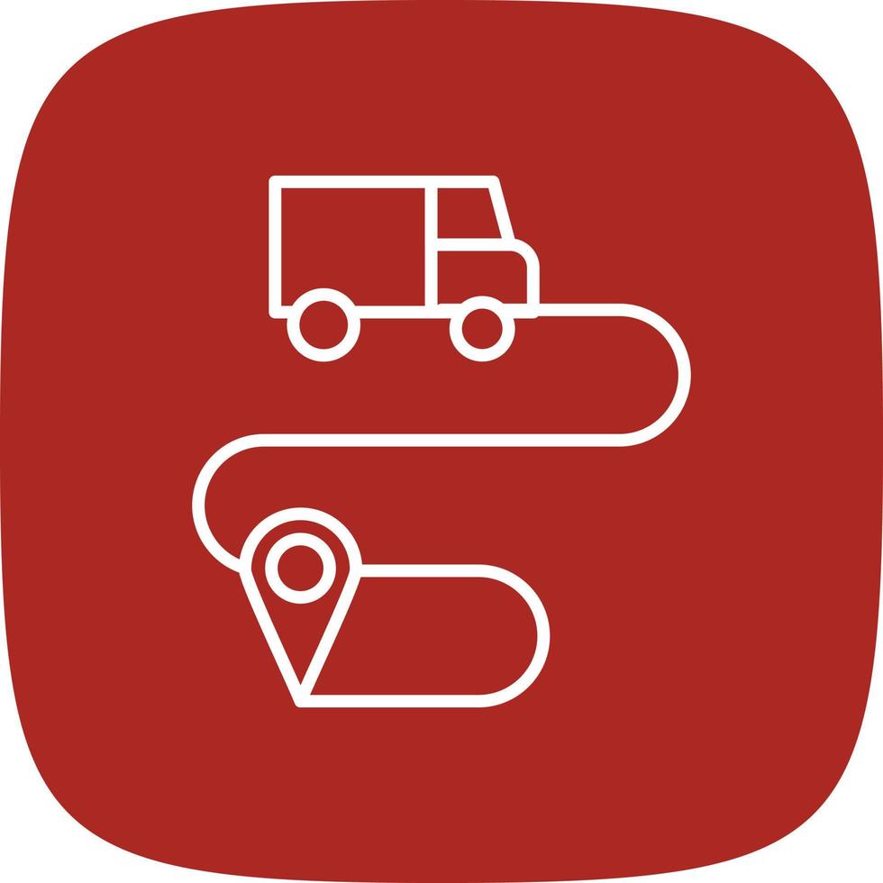 Service Logistics Line Round Corner vector