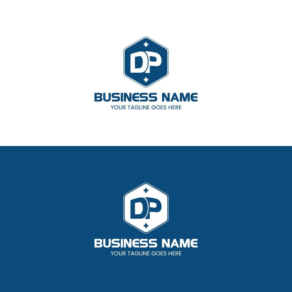 DP Logo Design Vector Illustration