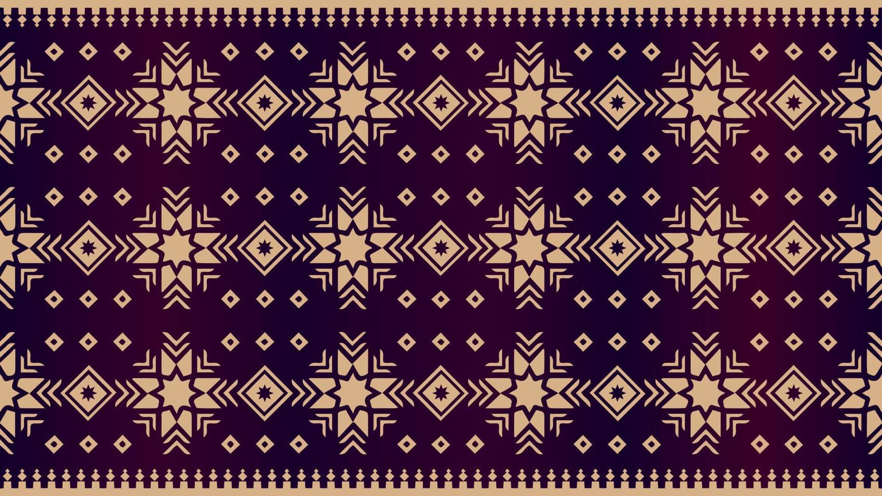 Ilustración de vector de diseño de patrón de tela de color degradado