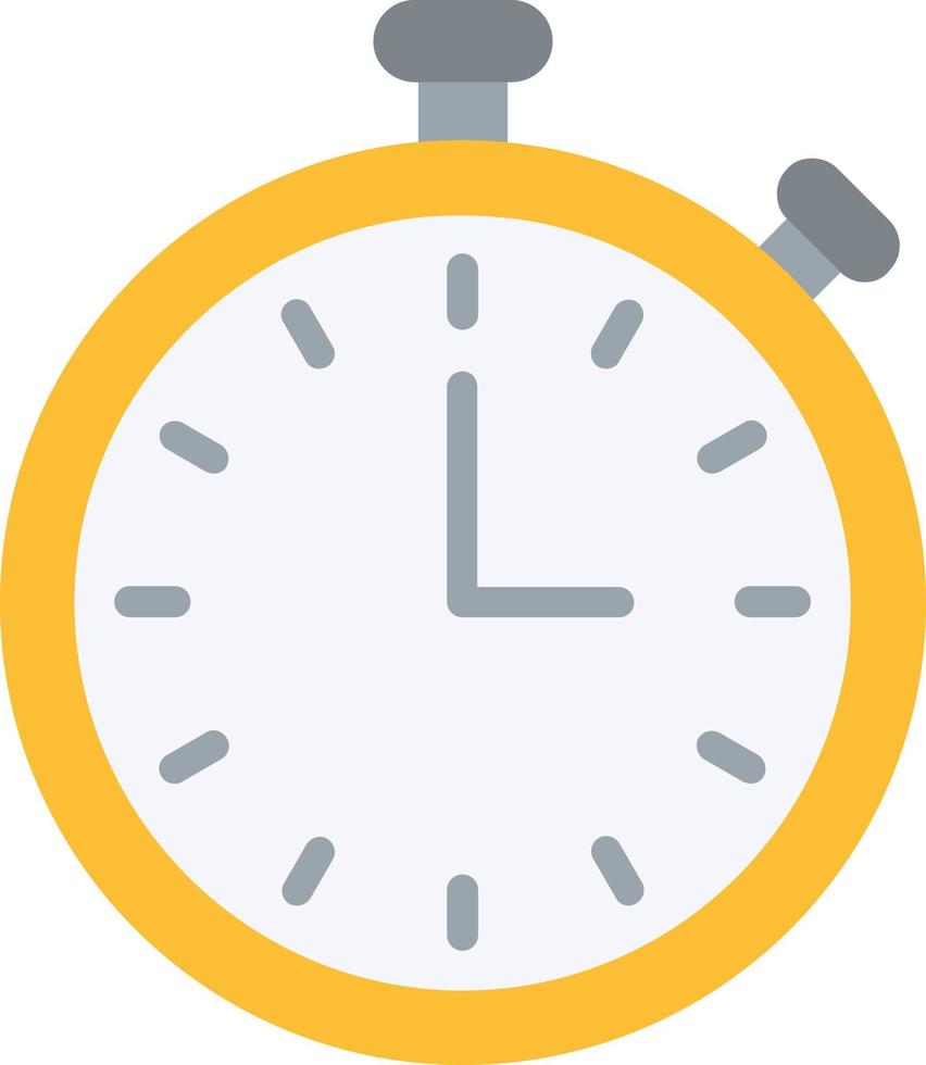 Stop Watch Flat Icon vector