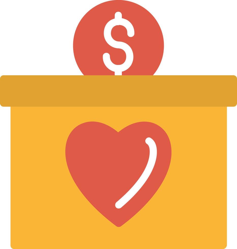 Donate Flat Icon vector