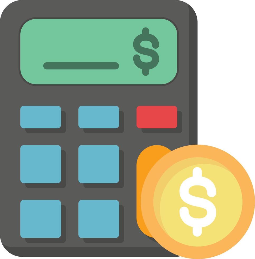 Calculator Flat Icon vector