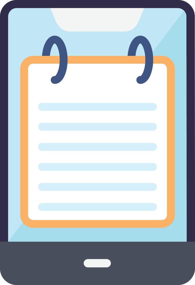 Notepad Vector Flat Icon