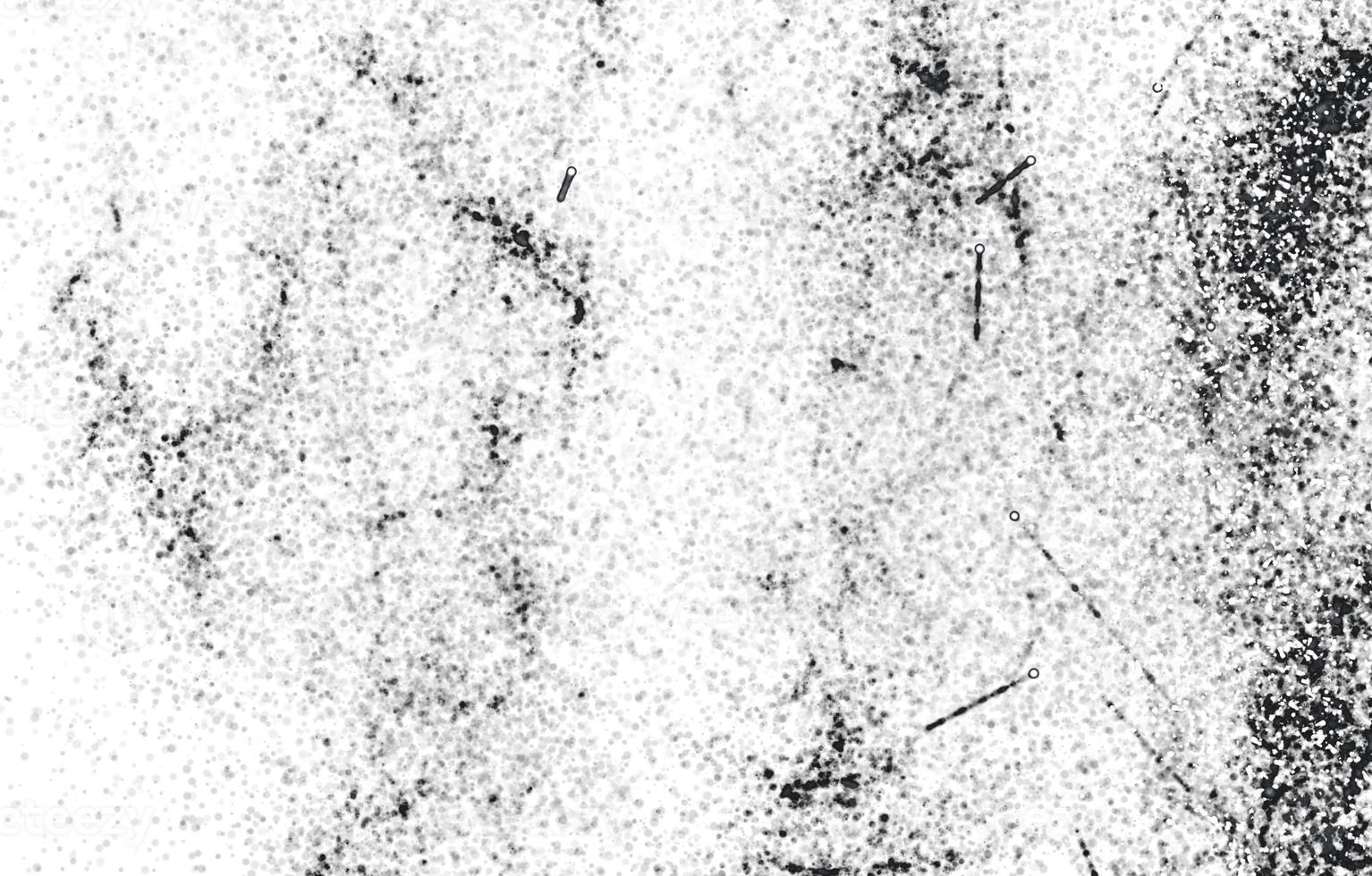 Grunge Black And White Urban. Dark Messy Dust Overlay Distress Background. Easy To Create Abstract Dotted, Scratched, Vintage Effect With Noise And Grain photo