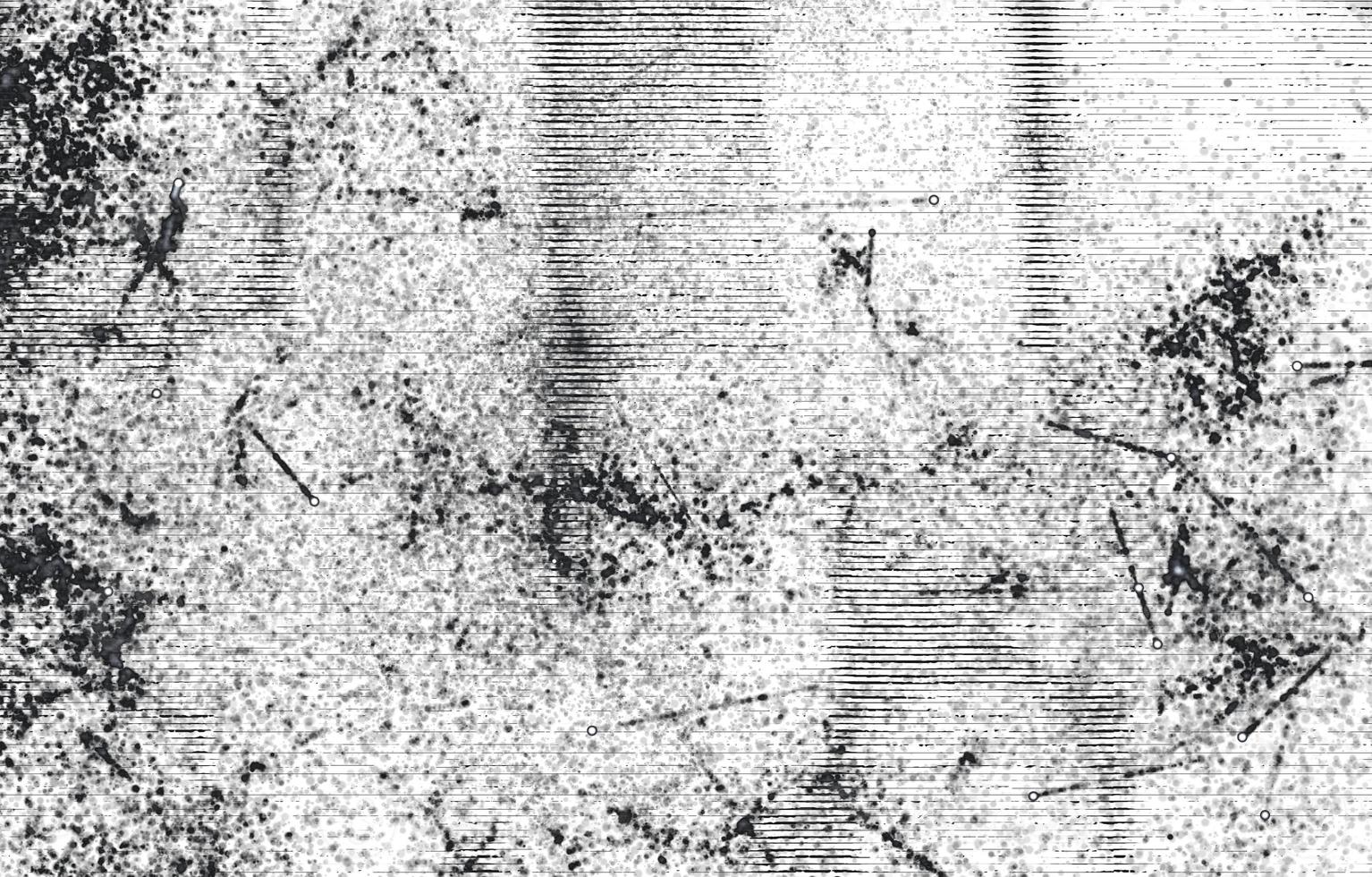 Grunge Black And White Urban. Dark Messy Dust Overlay Distress Background. Easy To Create Abstract Dotted, Scratched, Vintage Effect With Noise And Grain photo