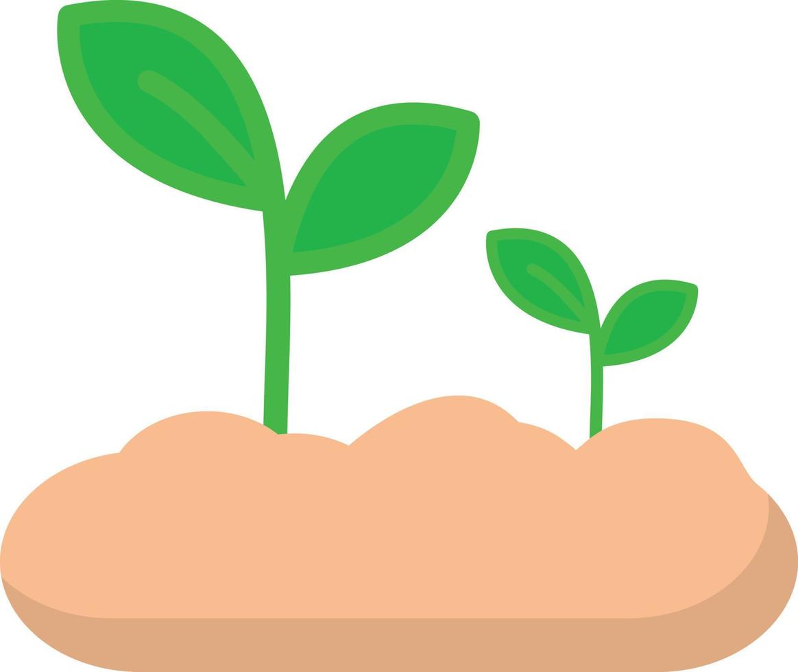 Sprout Flat Icon vector