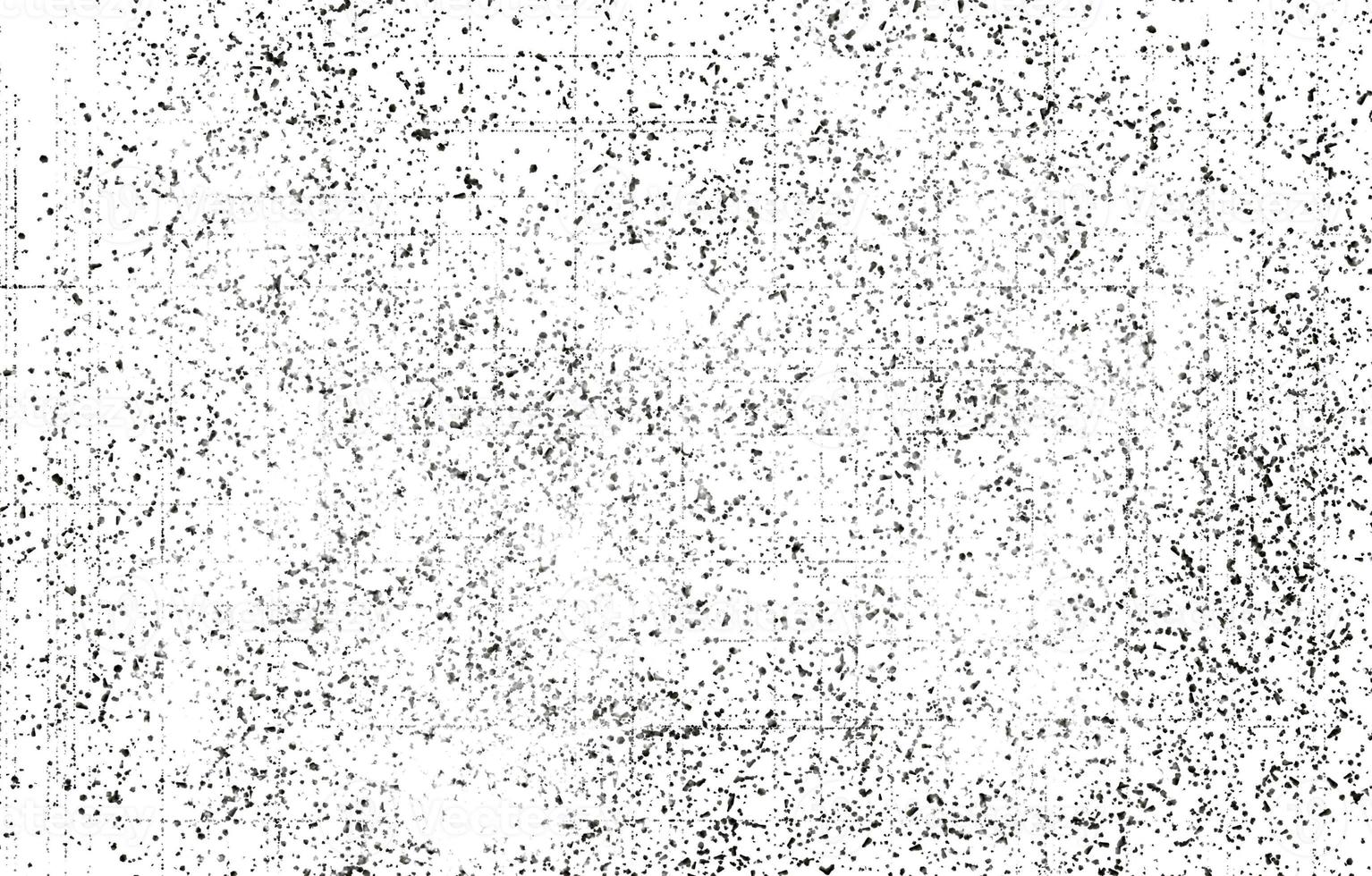 Monochrome particles abstract texture.Overlay illustration over any design to create grungy vintage effect and depth. photo