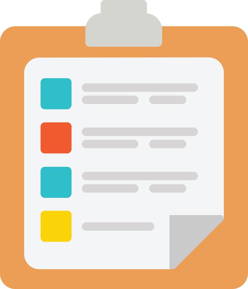 List  Vector Flat Icon