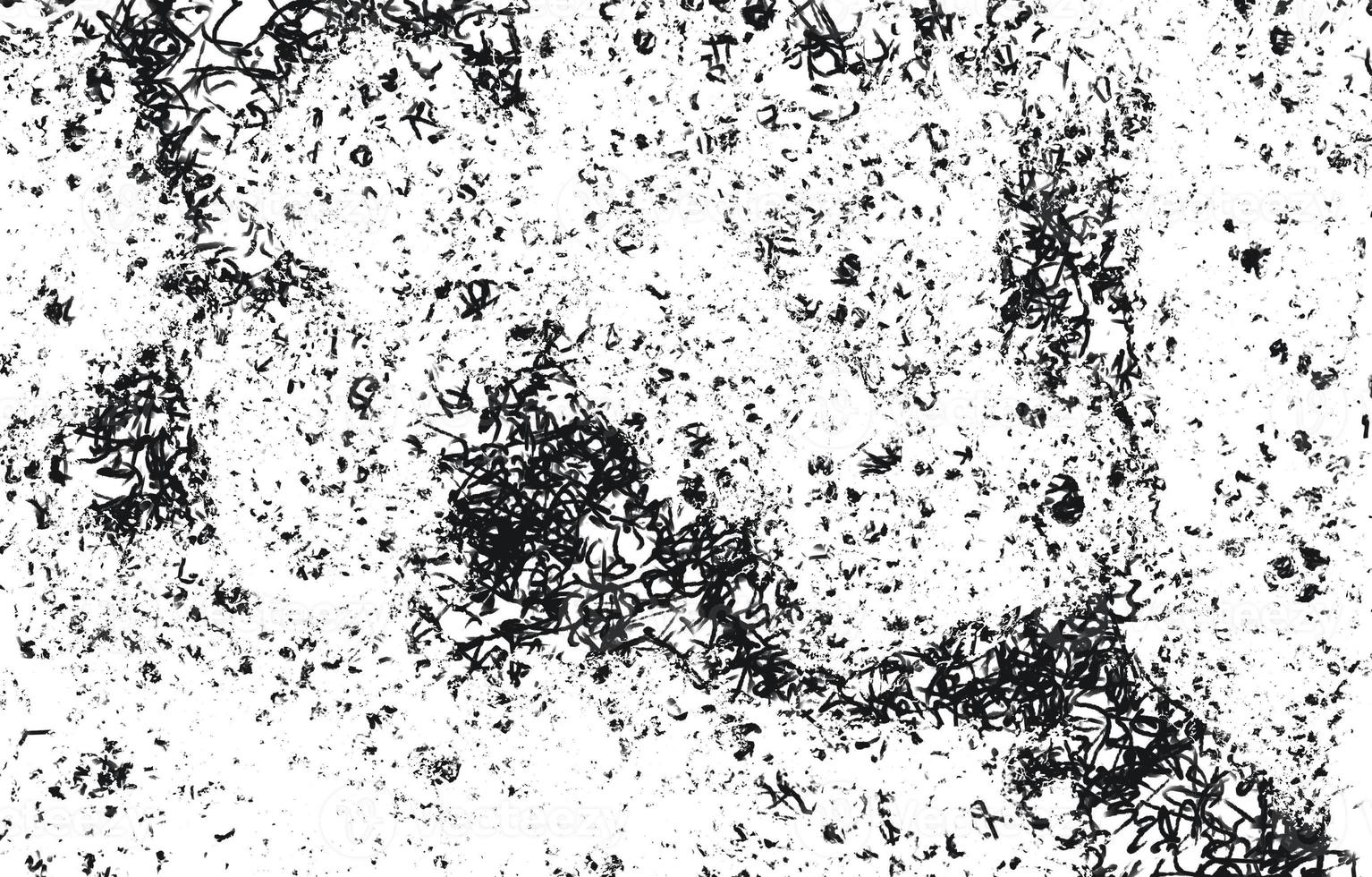 Monochrome particles abstract texture.Overlay illustration over any design to create grungy vintage effect and depth. photo