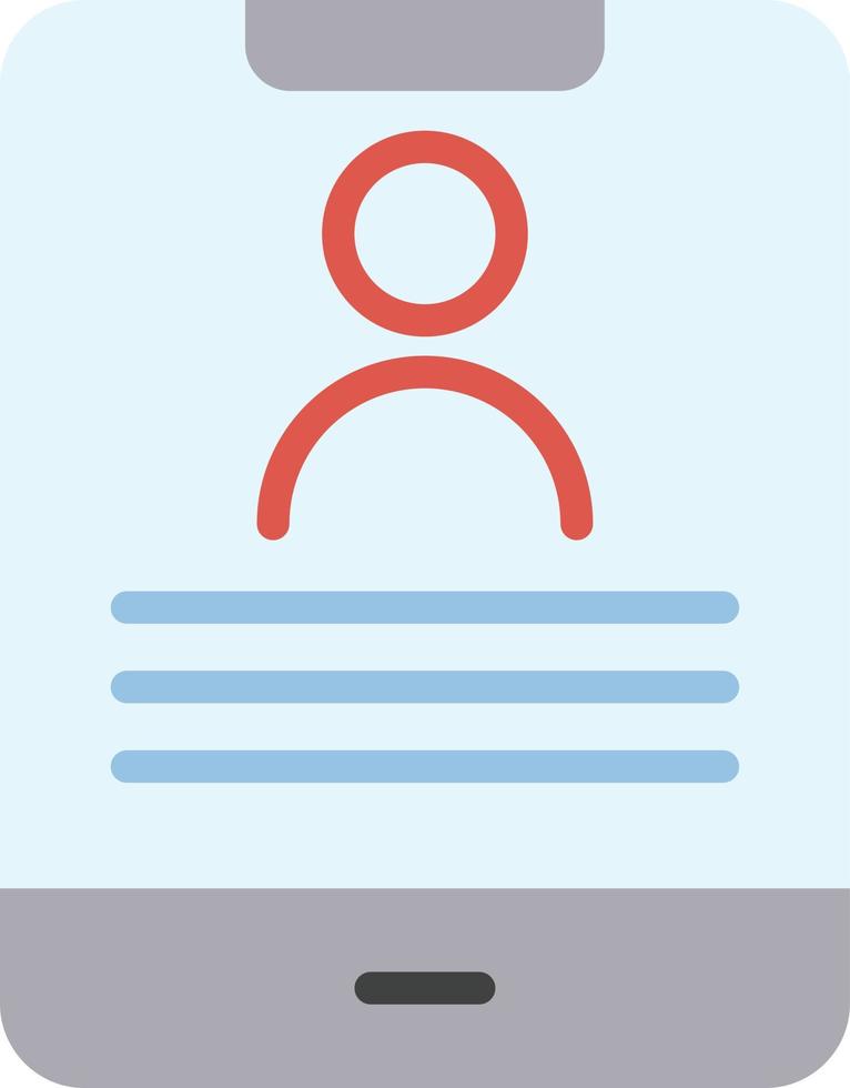 Enrollee Flat Icon vector