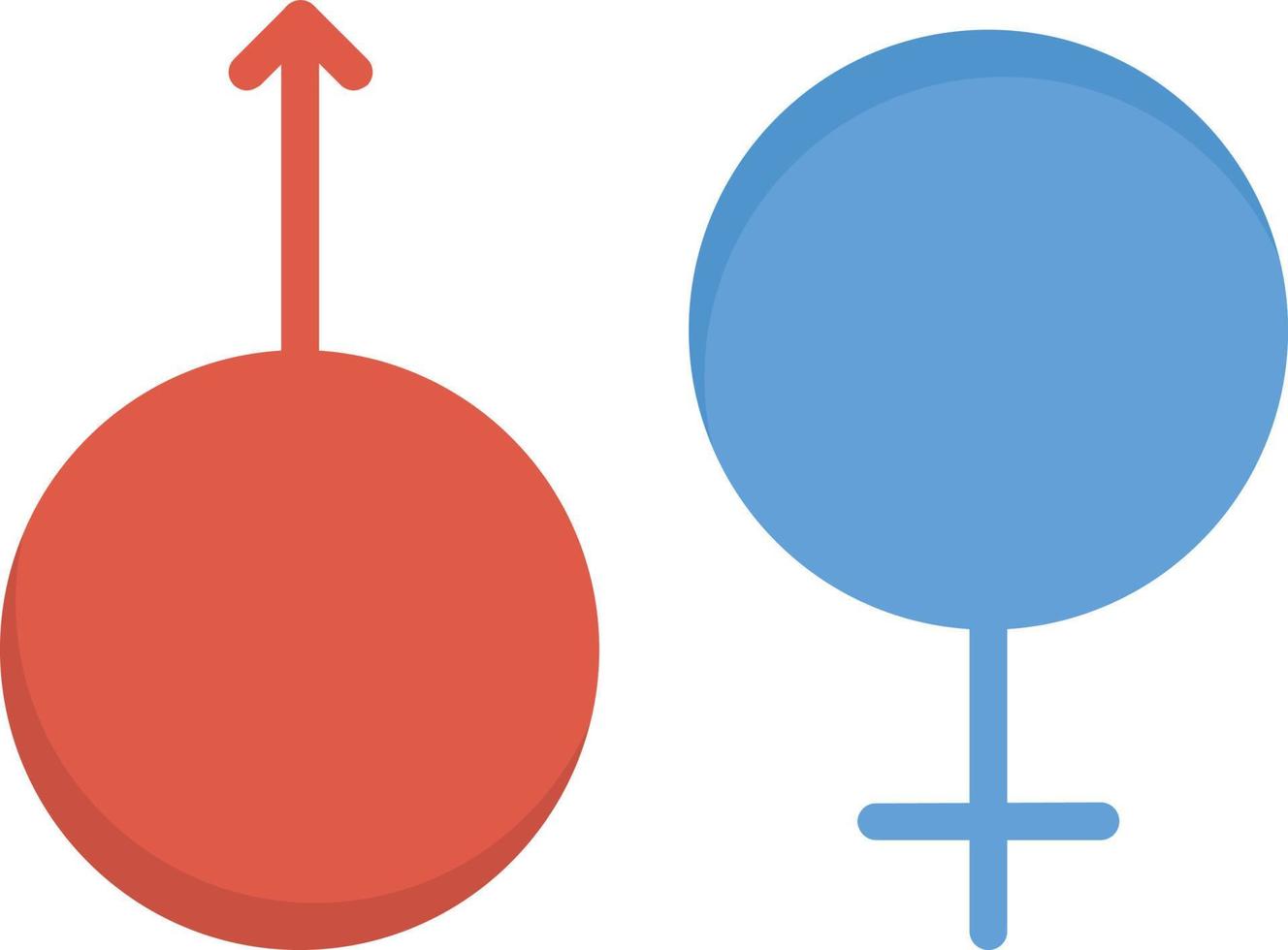 Gender Sign Flat Icon vector