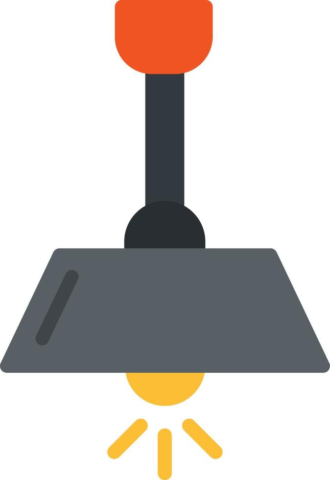 Ceiling Lamp Flat Icon vector