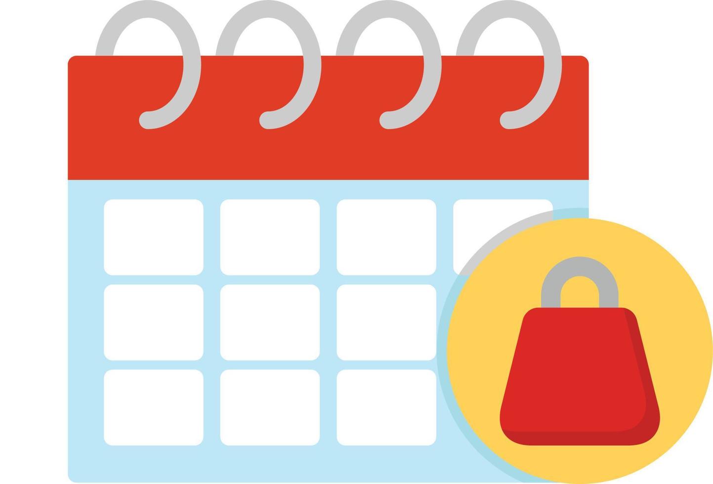 Schedule Flat Icon vector