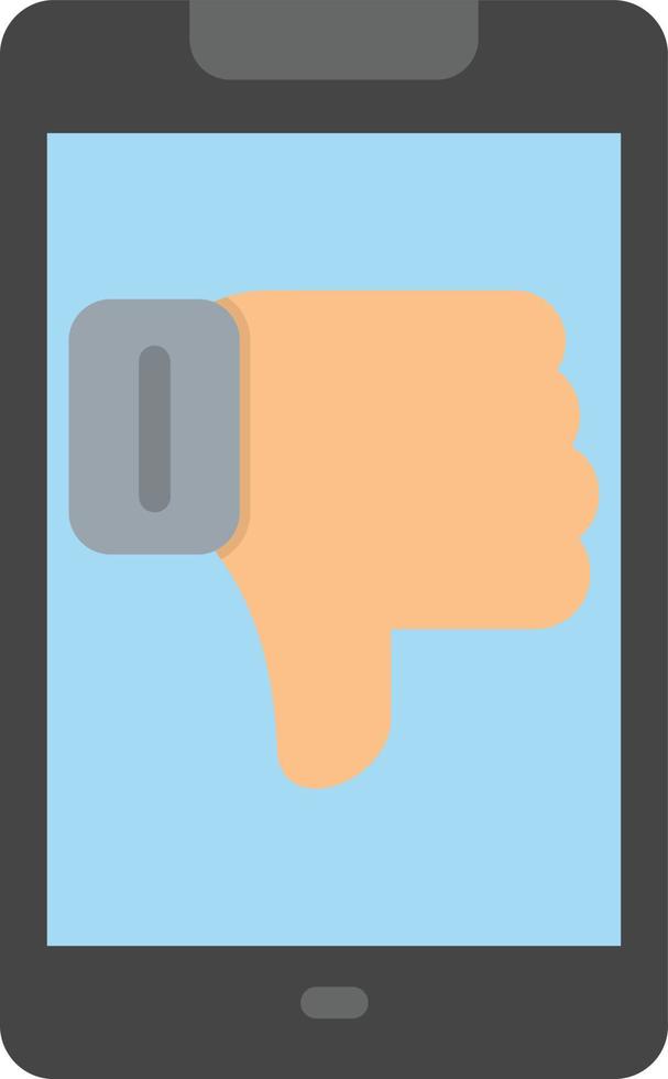 Dislike  Flat Icon vector