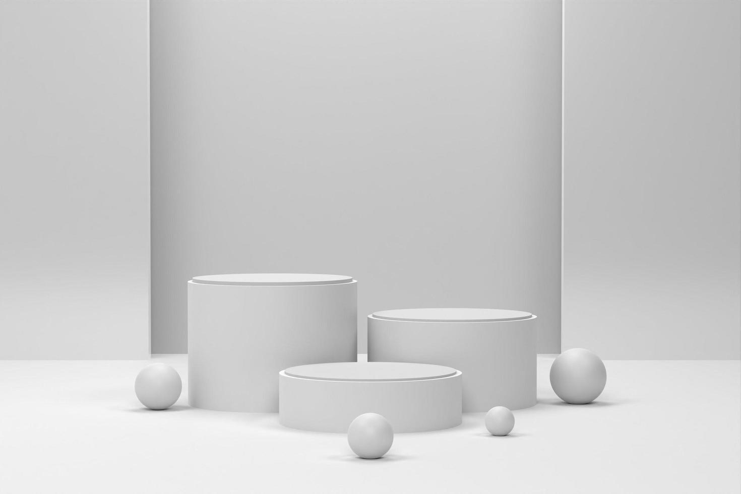 Minimalist 3d podium product for product mockup photo