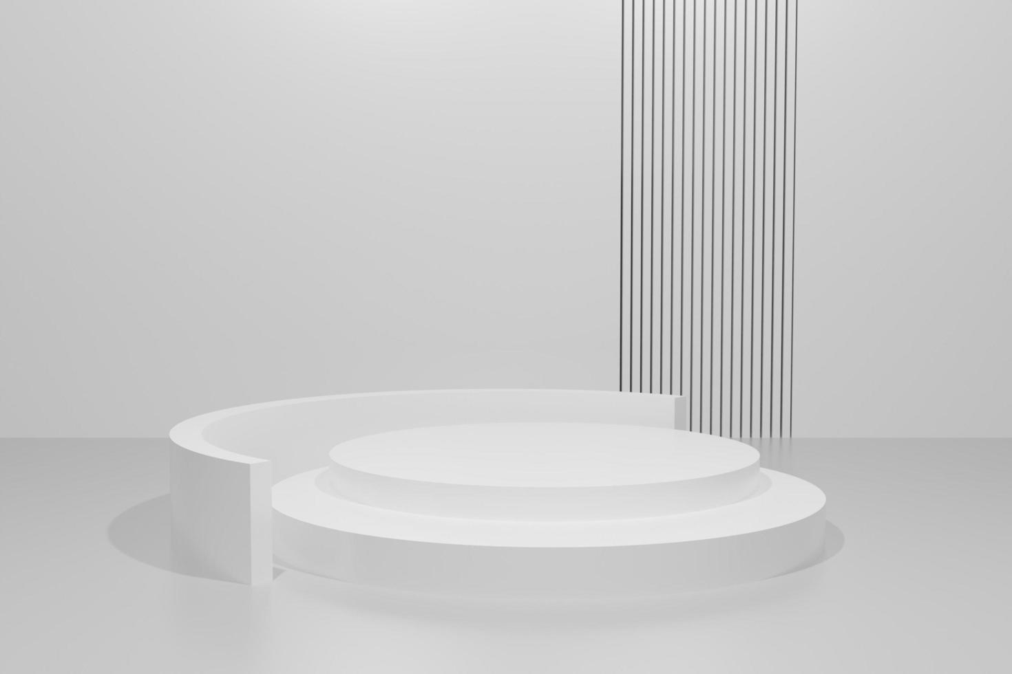 Minimalist 3d podium product for product mockup photo