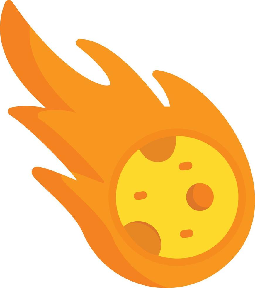 Meteorite Flat Icon vector