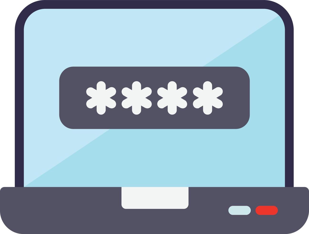 Password Vector Flat Icon