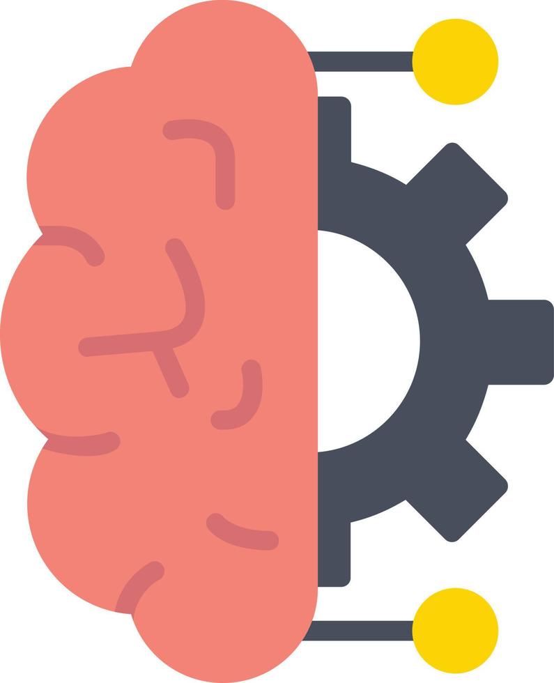 Artificial Intelligence Vector Flat Icon