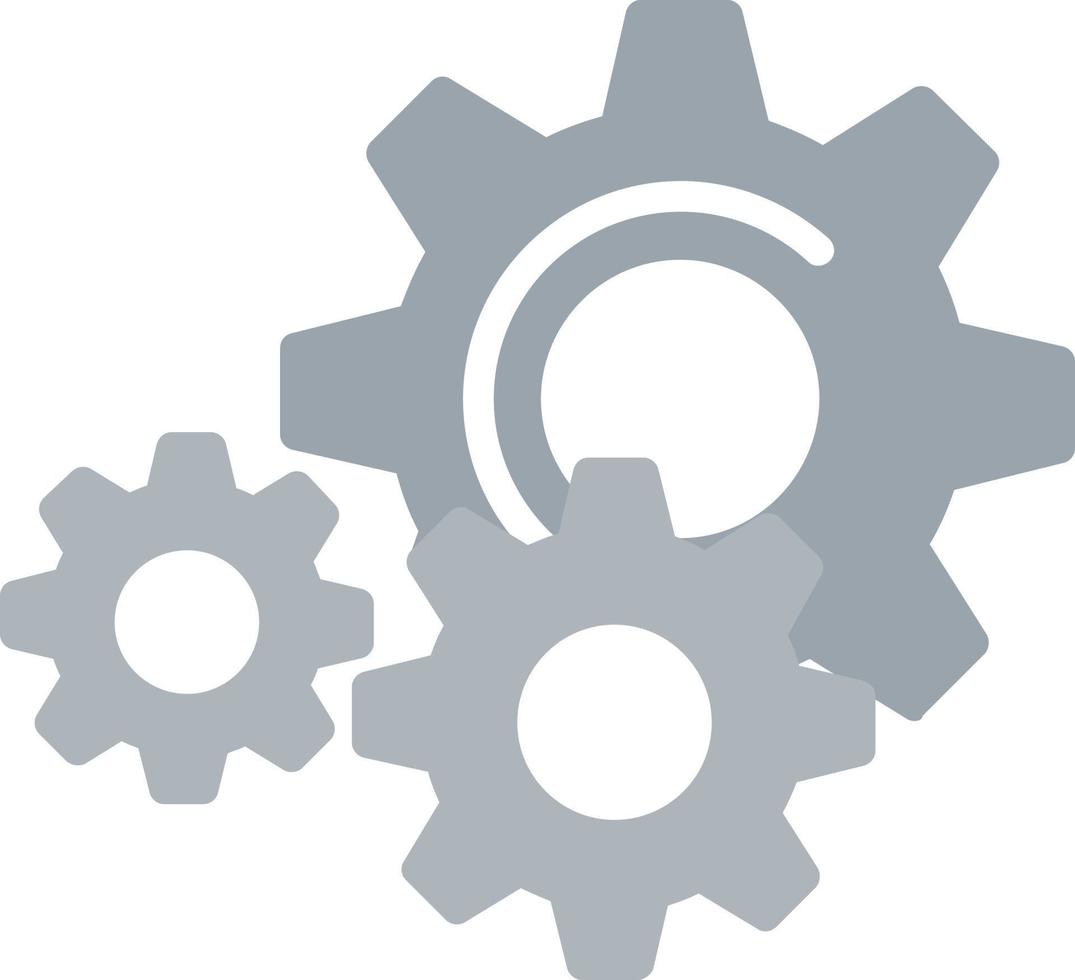 Cogwheel Flat Icon vector