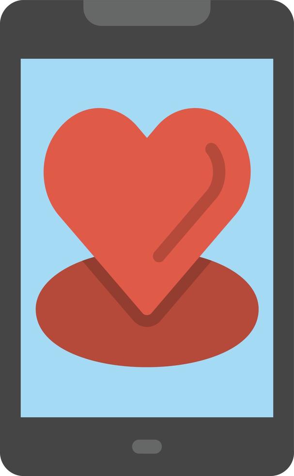 Mobile Flat Icon vector