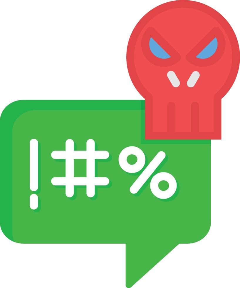 Haters Flat Icon vector
