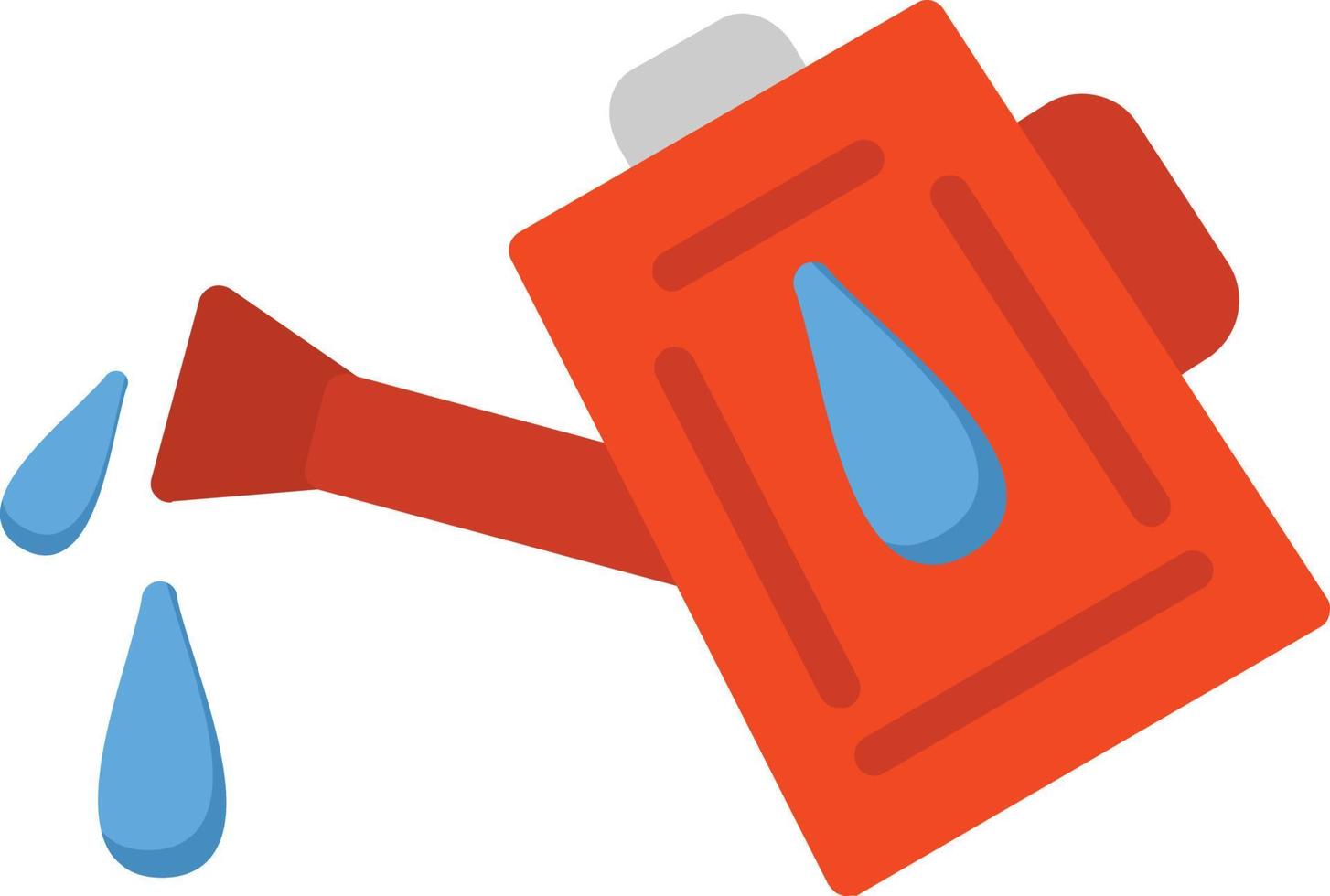 Watering Can Flat Icon vector