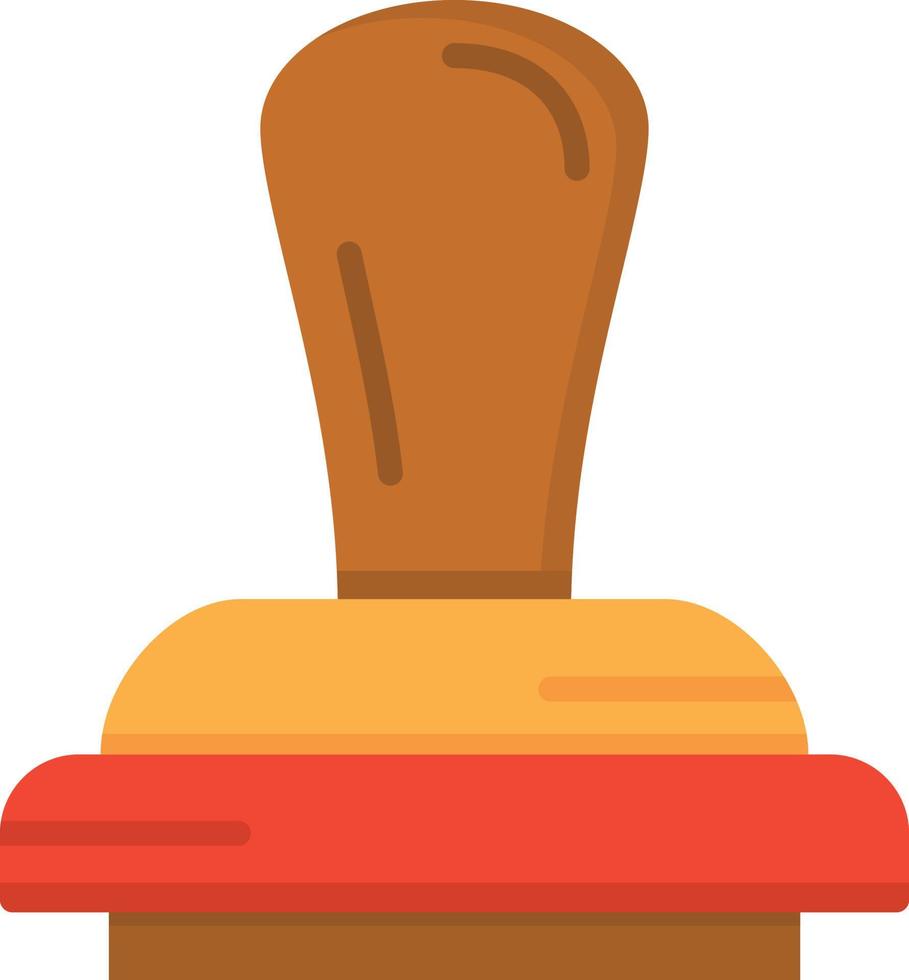Stamp Flat Icon vector