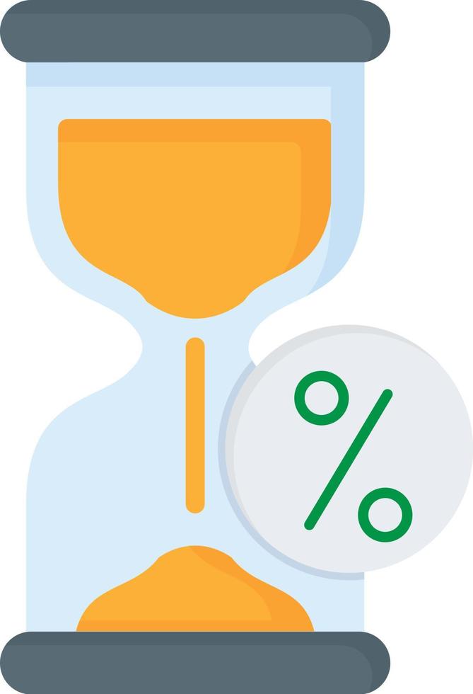 Hourglass Flat Icon vector