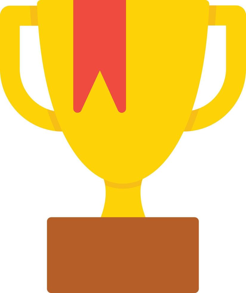 Trophy Flat Icon vector