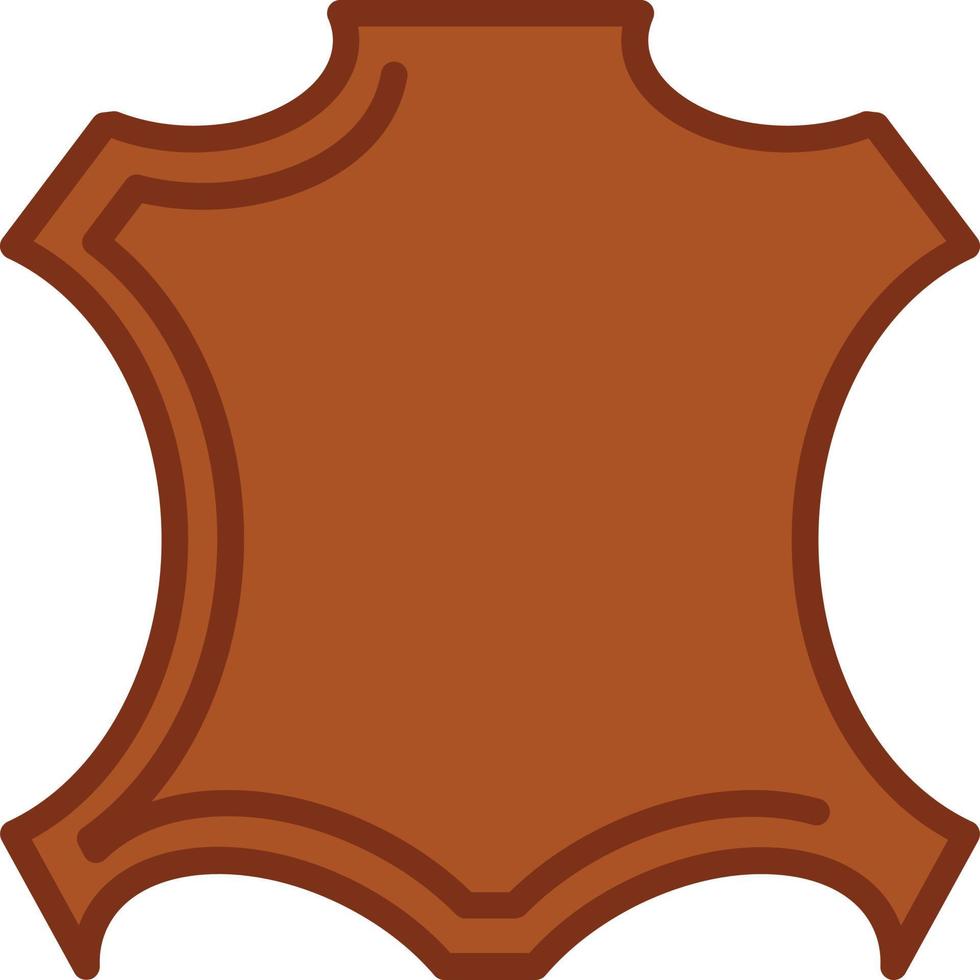 Leather Flat Icon vector