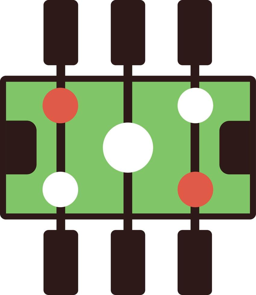 Foosball Flat Icon vector