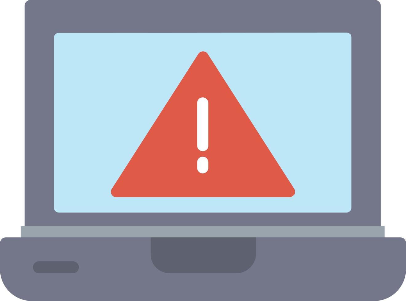 Error Flat Icon vector