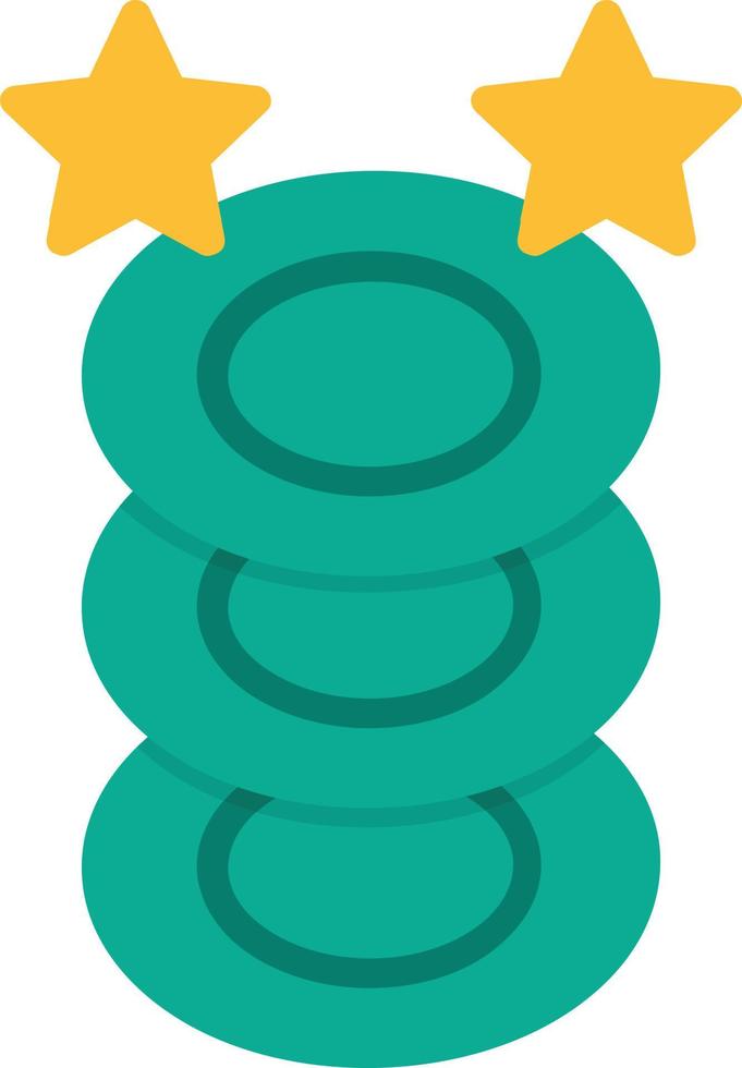 Plates  Flat Icon vector