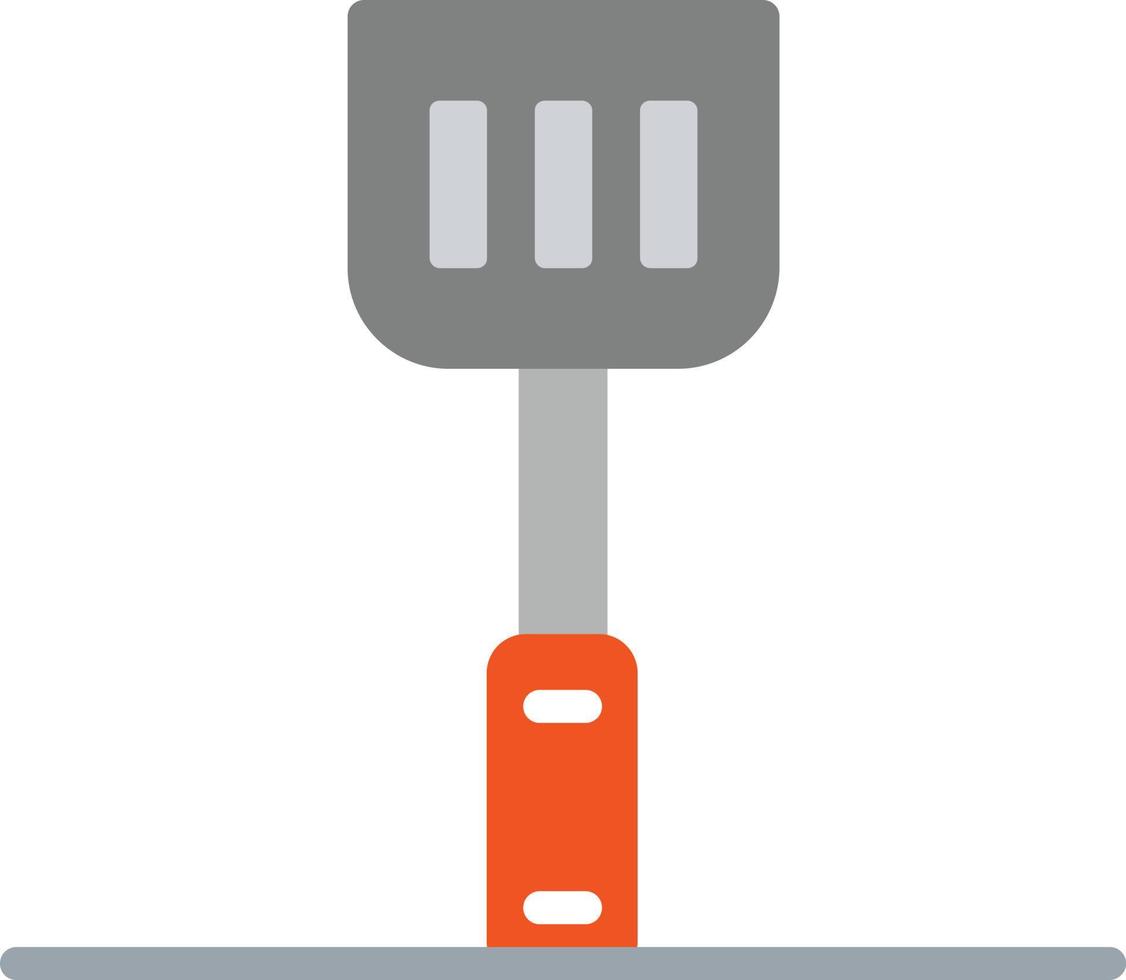 Rubber Spatula Flat Icon vector