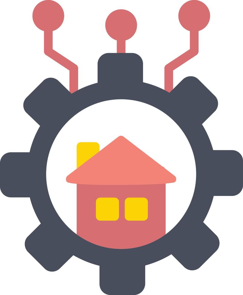 Smart Home Vector Flat Icon