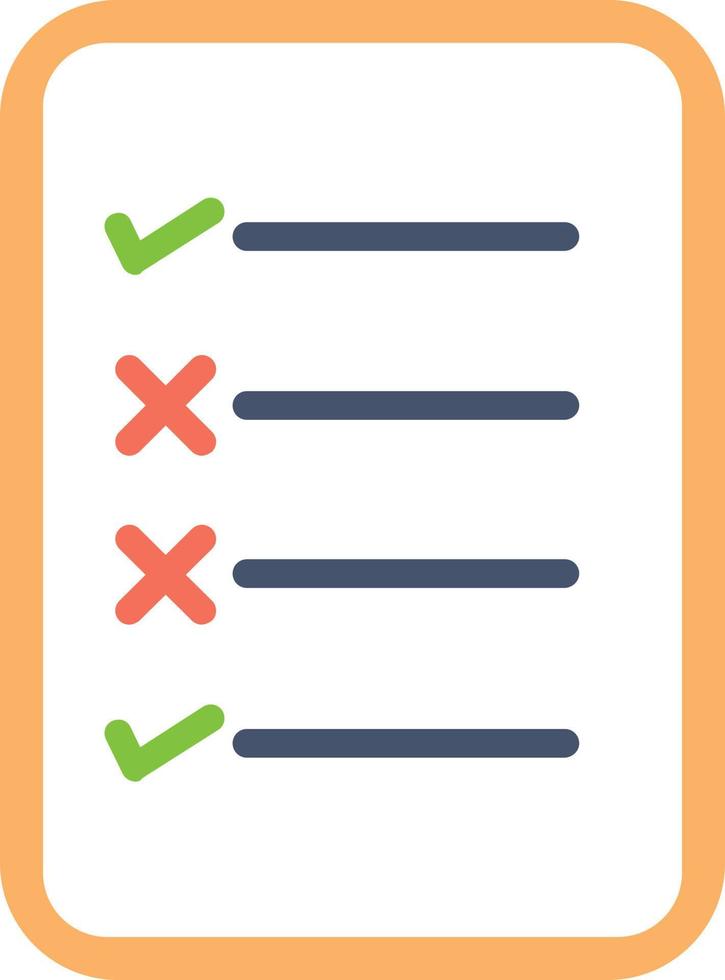 Checklist Vector Flat Icon