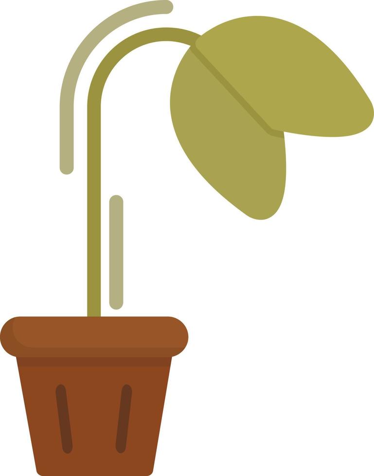 Withered Flat Icon vector
