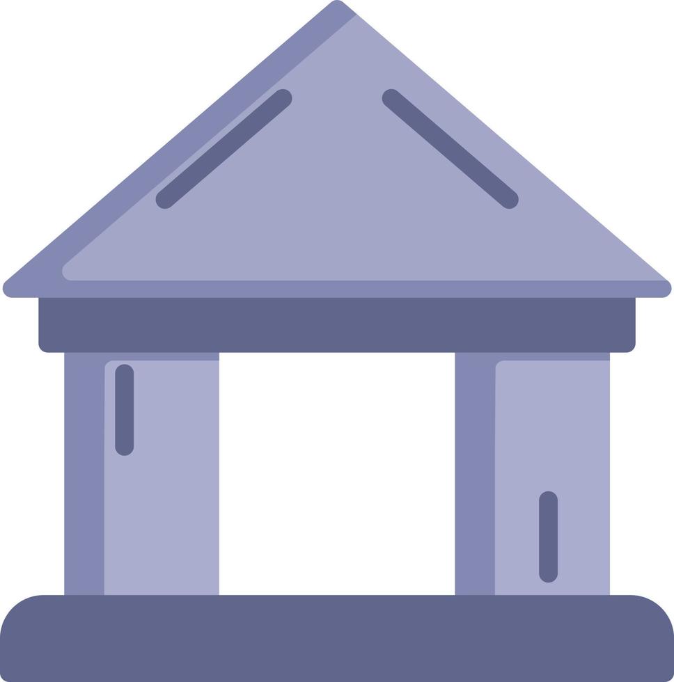 Bank Flat Icon vector