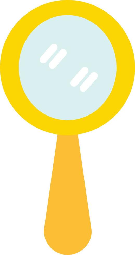 Hand Mirror Flat Icon vector