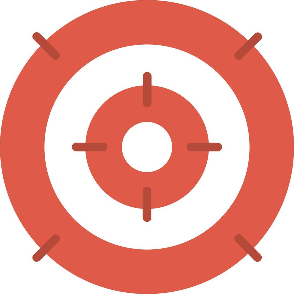 Target  Flat Icon vector