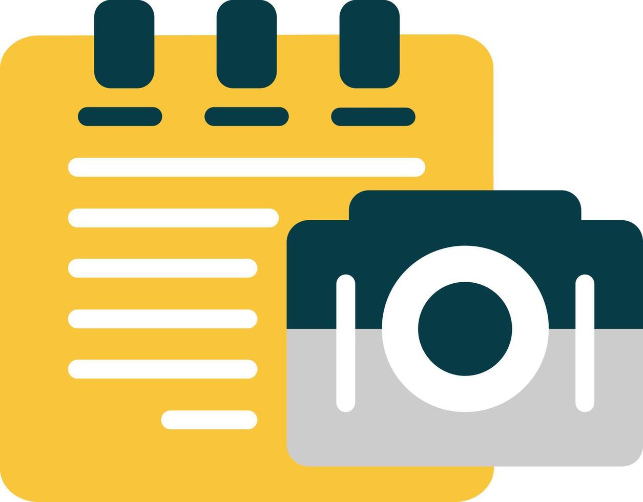 Notepad  Vector Flat Icon