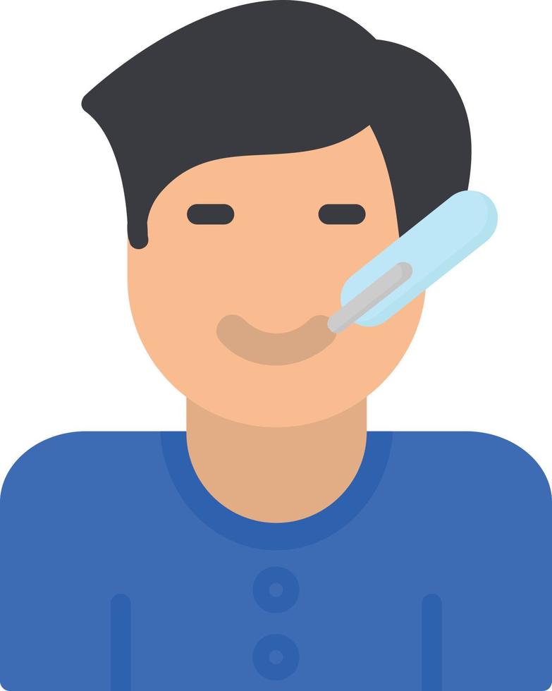 Sick Boy Flat Icon vector