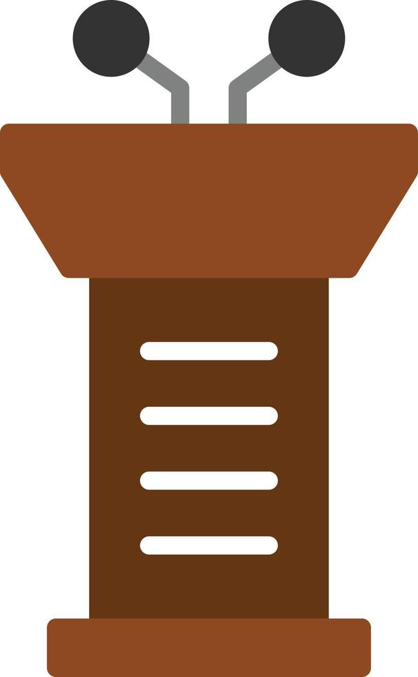 Podium Flat Icon vector