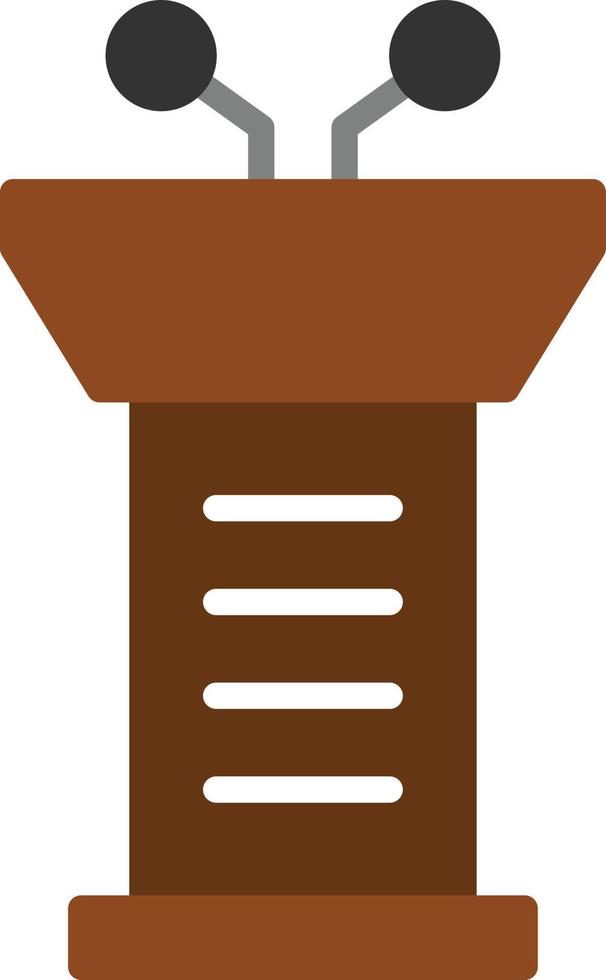 Podium Flat Icon vector